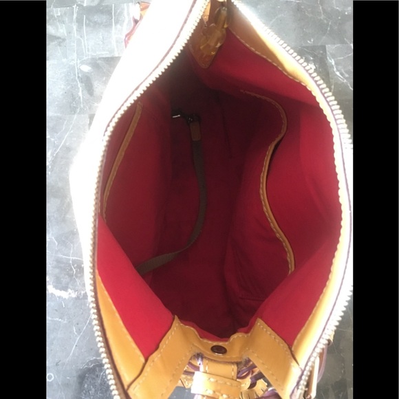 DOONEY AND BOURKE YELLOW LEATHER SHOULDER BAG - Picture 6 of 9